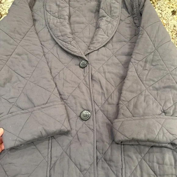 Free People Women's XS Oversized Gray Quilted Happy Day Dreamer Jacket - Picture 13 of 13